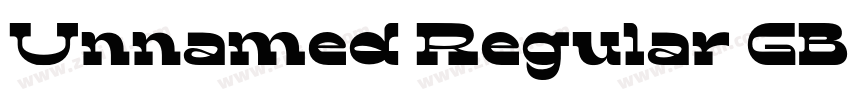 Unnamed Regular GBpc字体转换